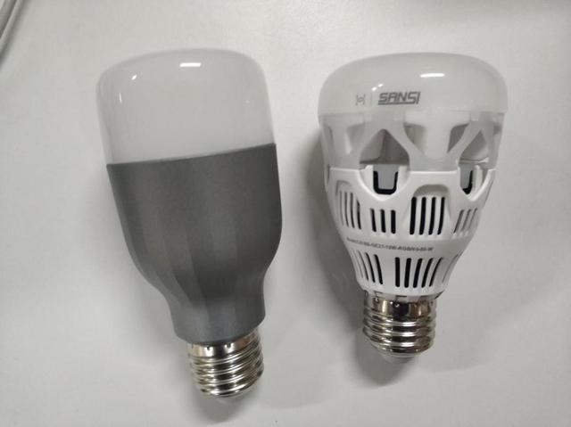 华为智选LED全彩灯泡采用导热硅胶散热 效果更好